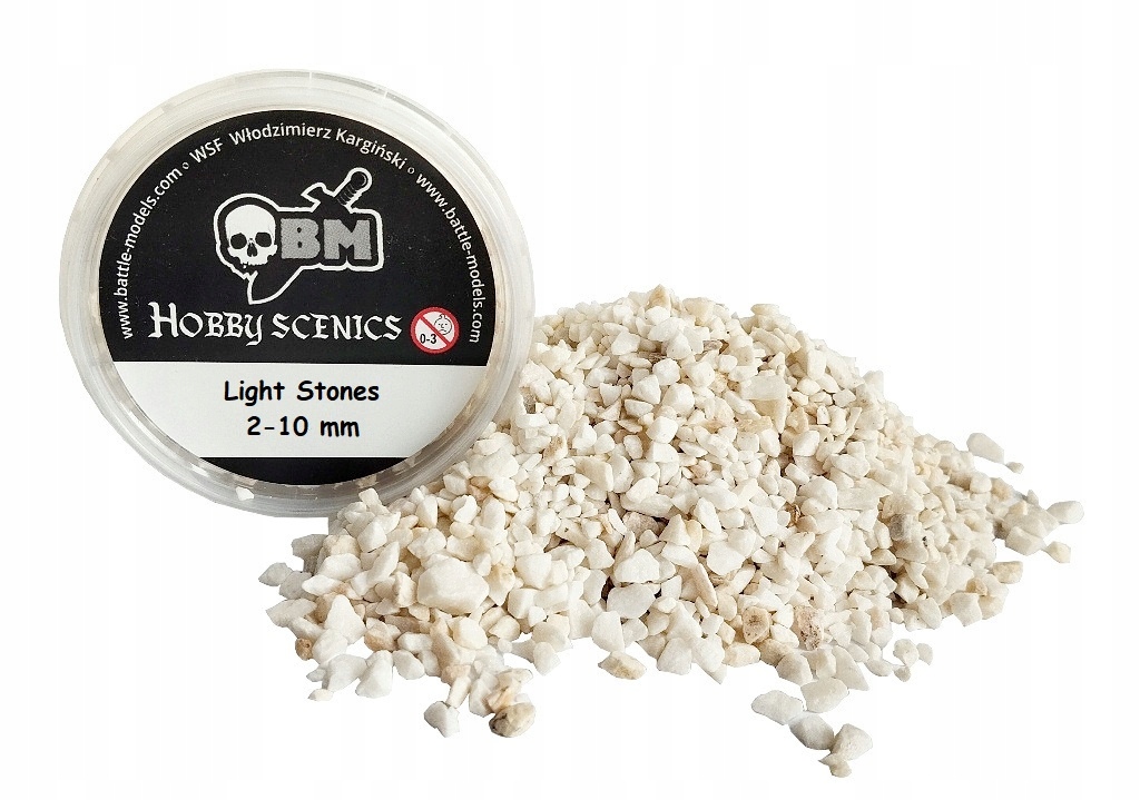Posypka jasny żwir 2-10 mm 155 ml