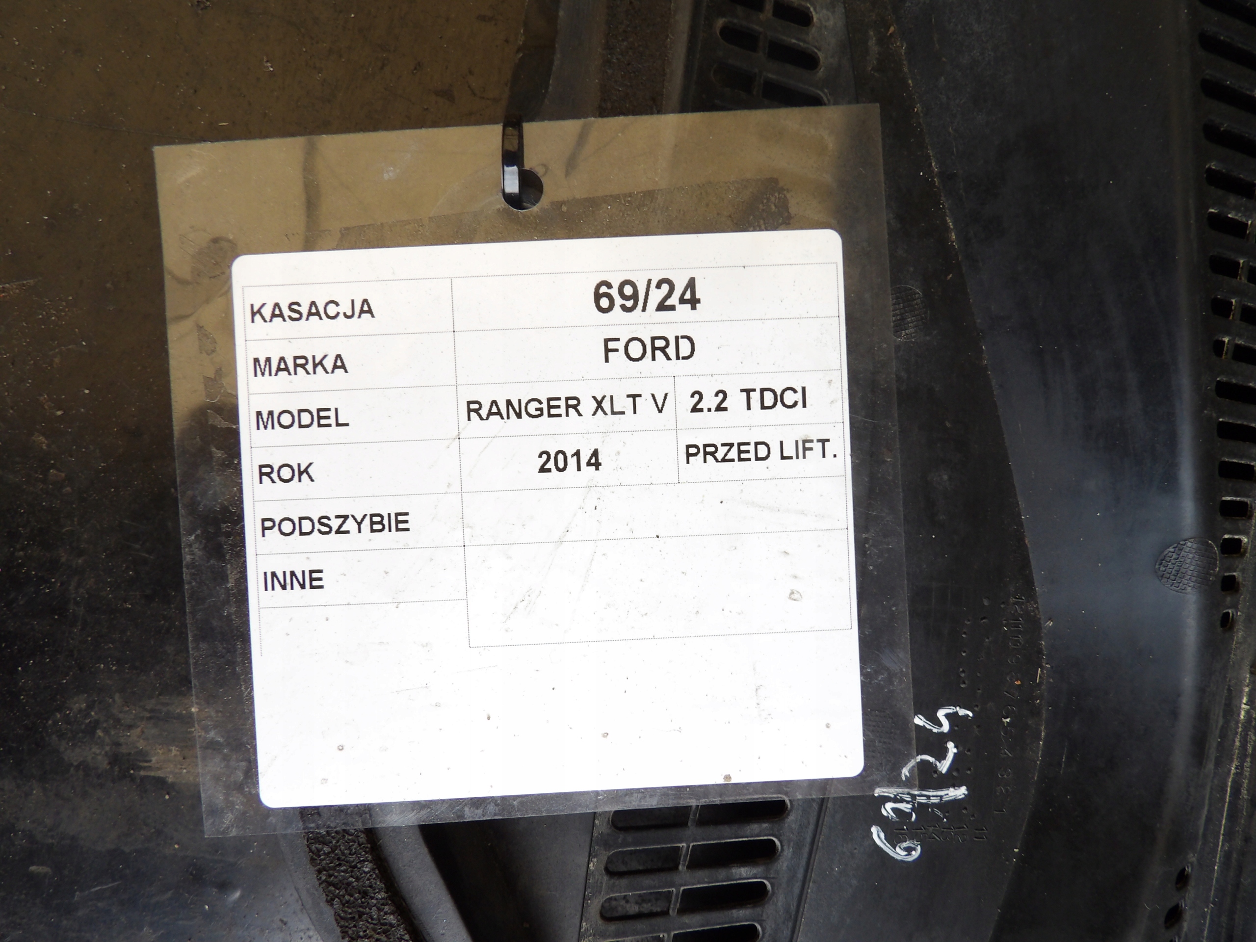 PODSZYBIE FORD RANGER V RAPTOR EUROPA 2015-2022 R Typ samochodu 4x4/SUV Samochody osobowe