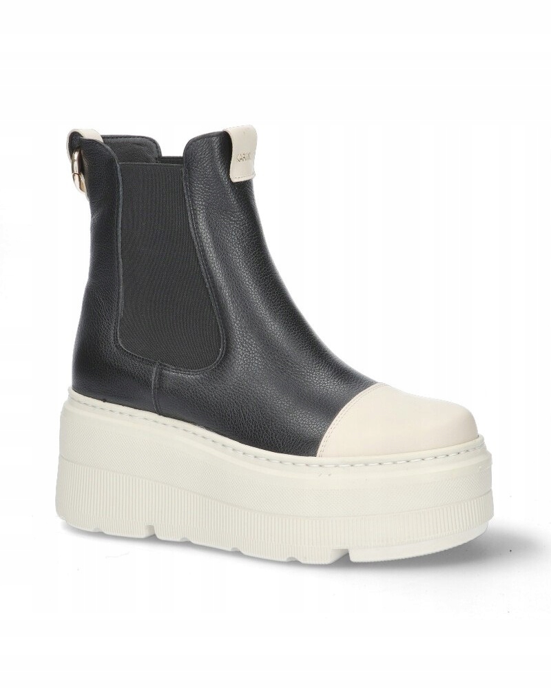 Avantgardní zateplené dámské kotníkové boty s koženými kotníkovými botami Karino 38