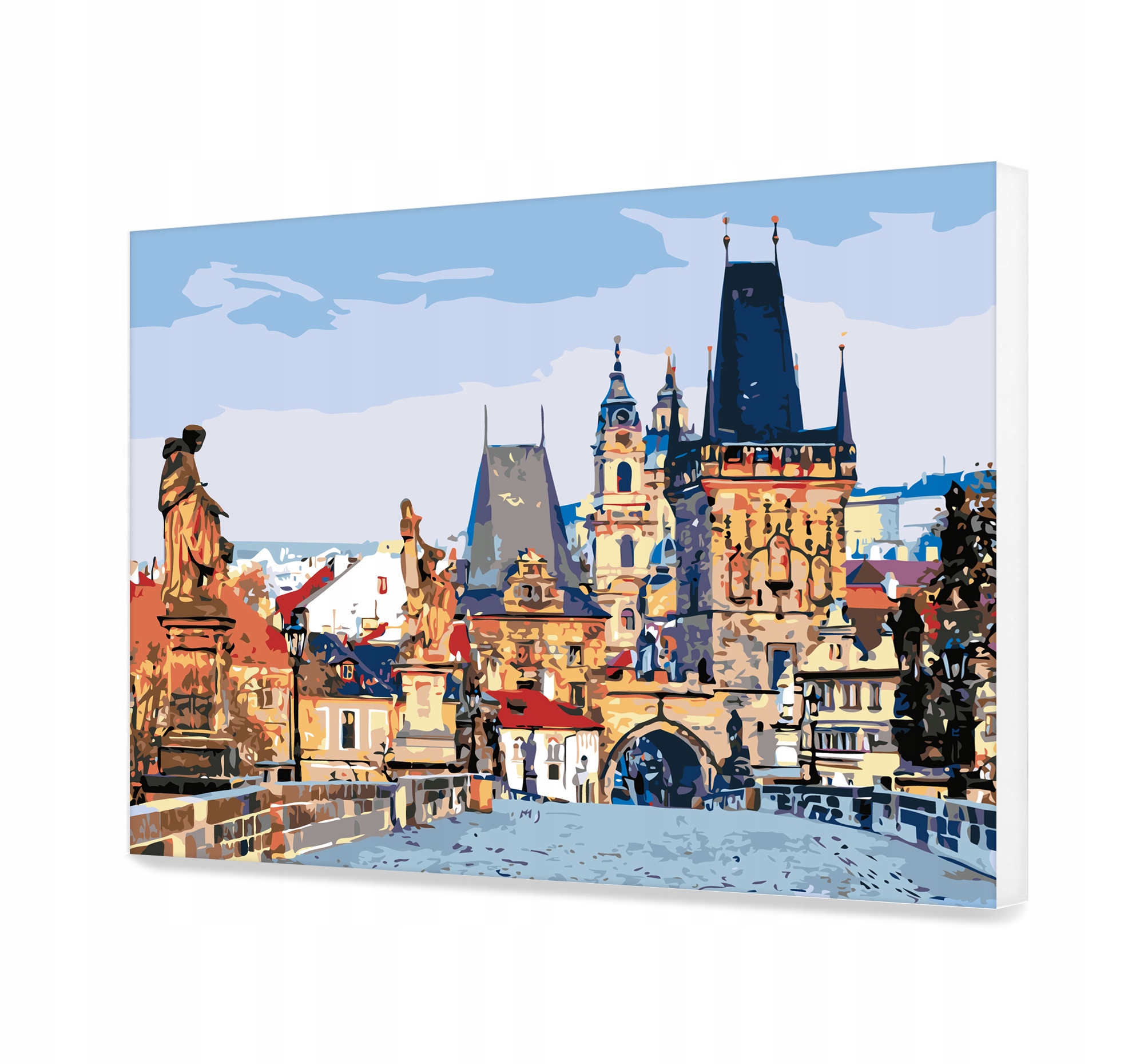 Karlův most v Praze: Malování podle čísel 50x60
