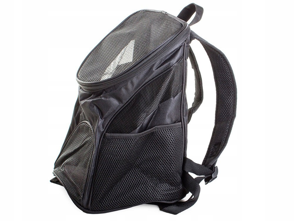 Levně Přenosná taška/ batoh pro psa kočku Černá