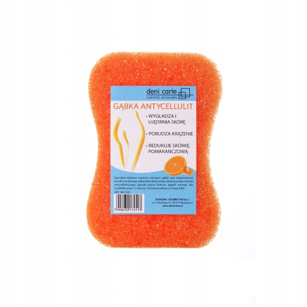 GĄBKA KĄPIELOWA ANTYCELLULITOWA UJĘDRNIAJĄCA GĄBKA DO MYCIA CIAŁA CELLULIT