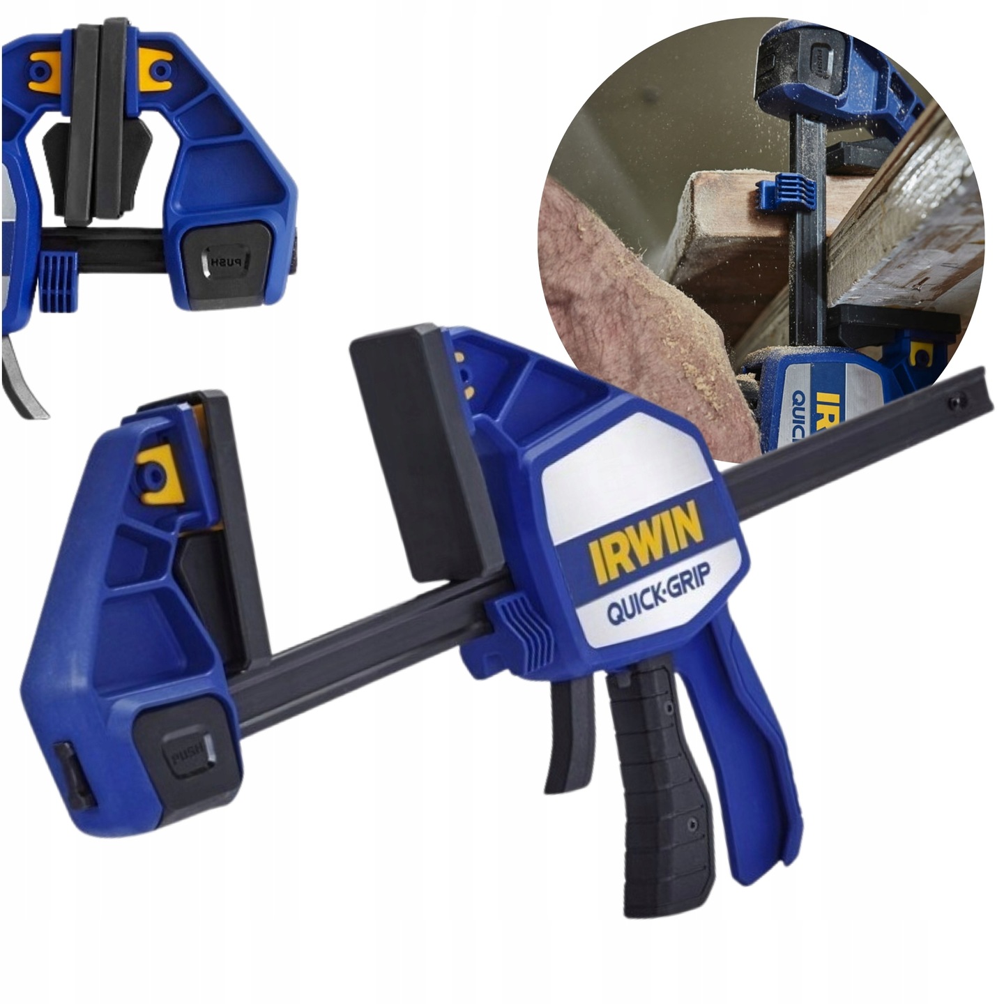 Irwin Rychloupínací Truhlářský Stlačovač Jednoruční Automatický Quick Grip Xp 300