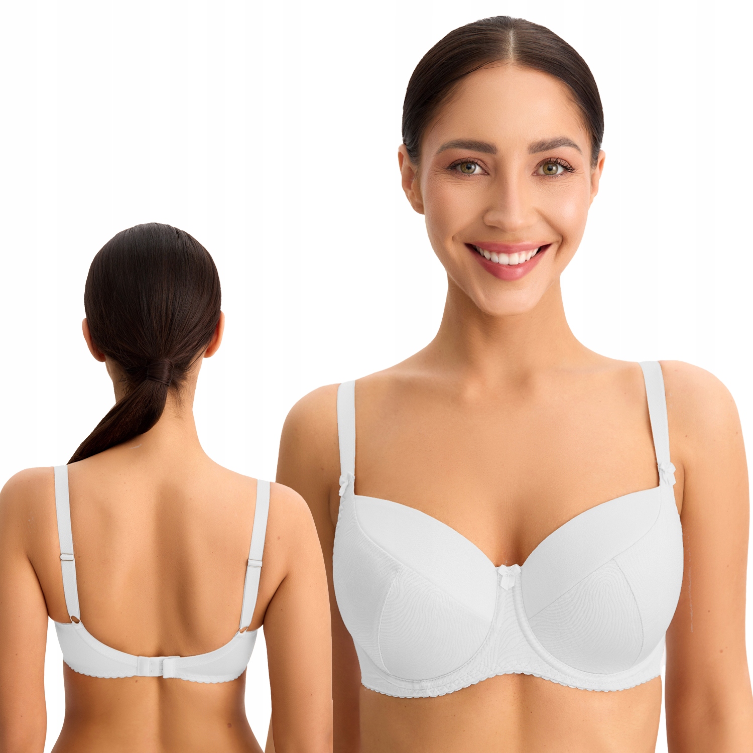 Gaia 281 Kate bílá 3 75B Vyztužená podprsenka