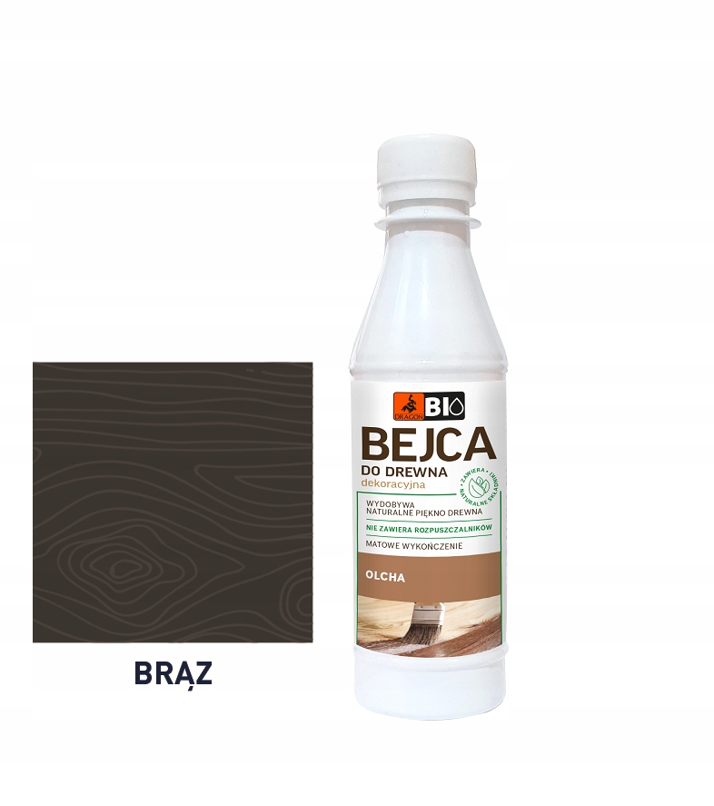 

Bio Bejca Do Drewna wodna Dragon 200 ml Brąz