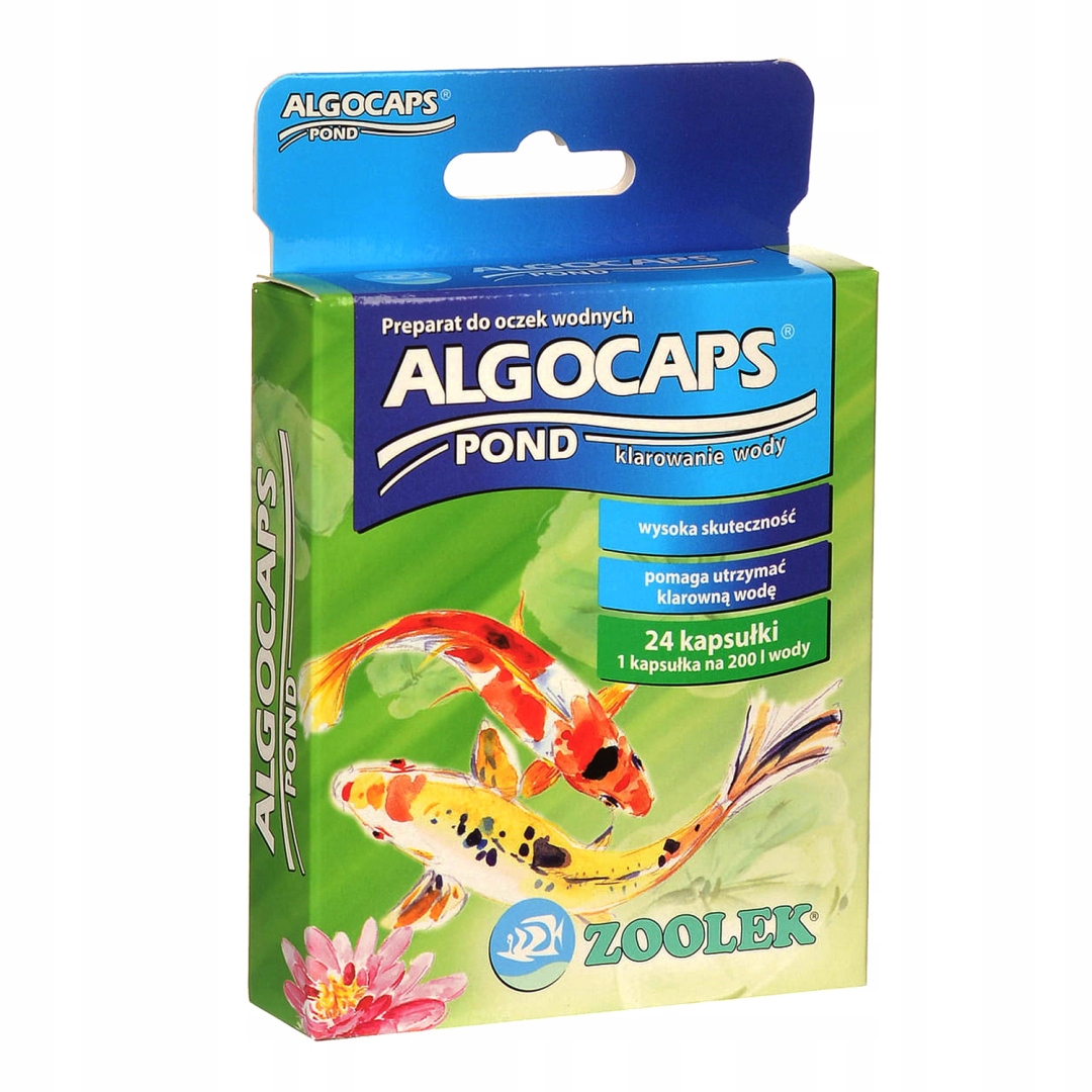 

Zoolek Algocaps Pond 24 kapsułki na glony do oczka