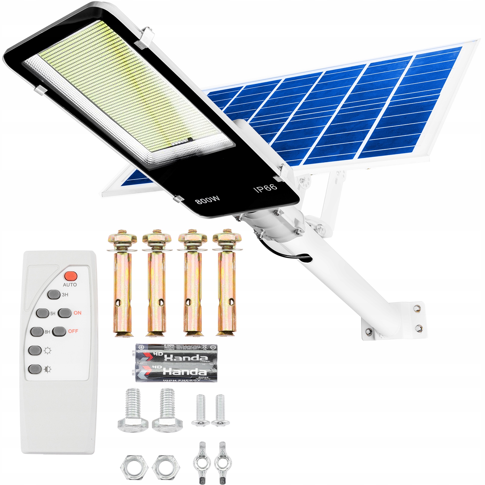 

Lampa Solarna Led 800W Mocna Uliczna Z Pilotem