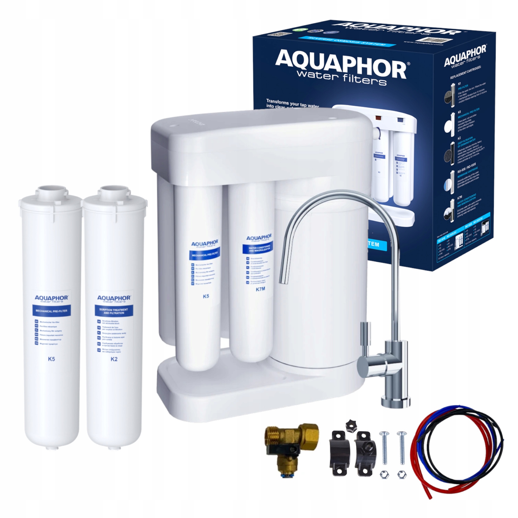 Aquaphor Morion RO-101S System odwróconej osmozy z kompletem wkładów na rok
