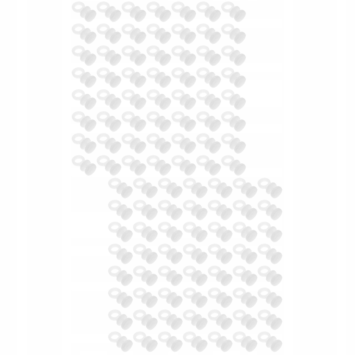 HACZYKI Z TWORZYW SZTUCZNYCH DO DRAPII SZYBOWCA PROWADNICA DO ZASŁONY Długość 0-400 cm
