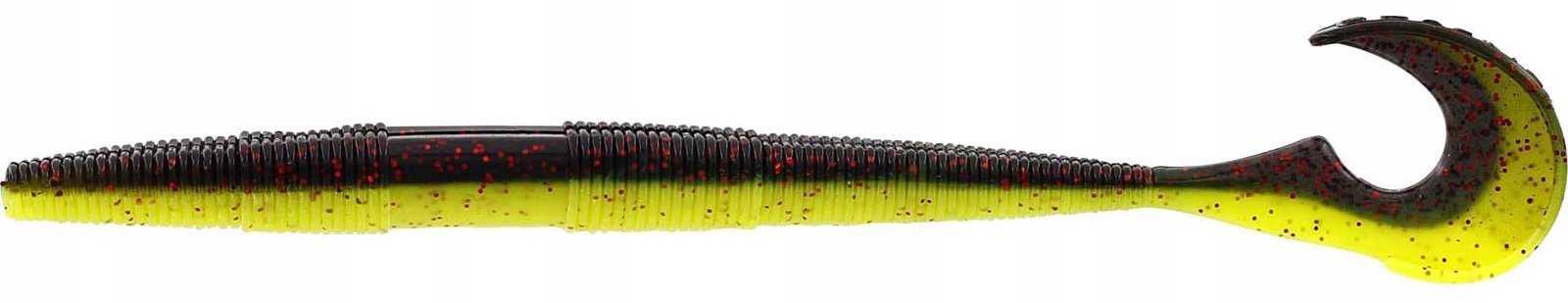 Westin Swimming Worm 13cm 5g Black/Chartreuse