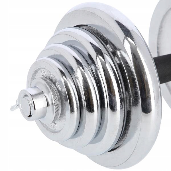 ZESTAW SZTANGIELKI/SZTANGA W WALIZCE CHROM TRENINGOWA SIŁOWNIA 2x25KG HMS Maksymalne obciążenie 50 kg