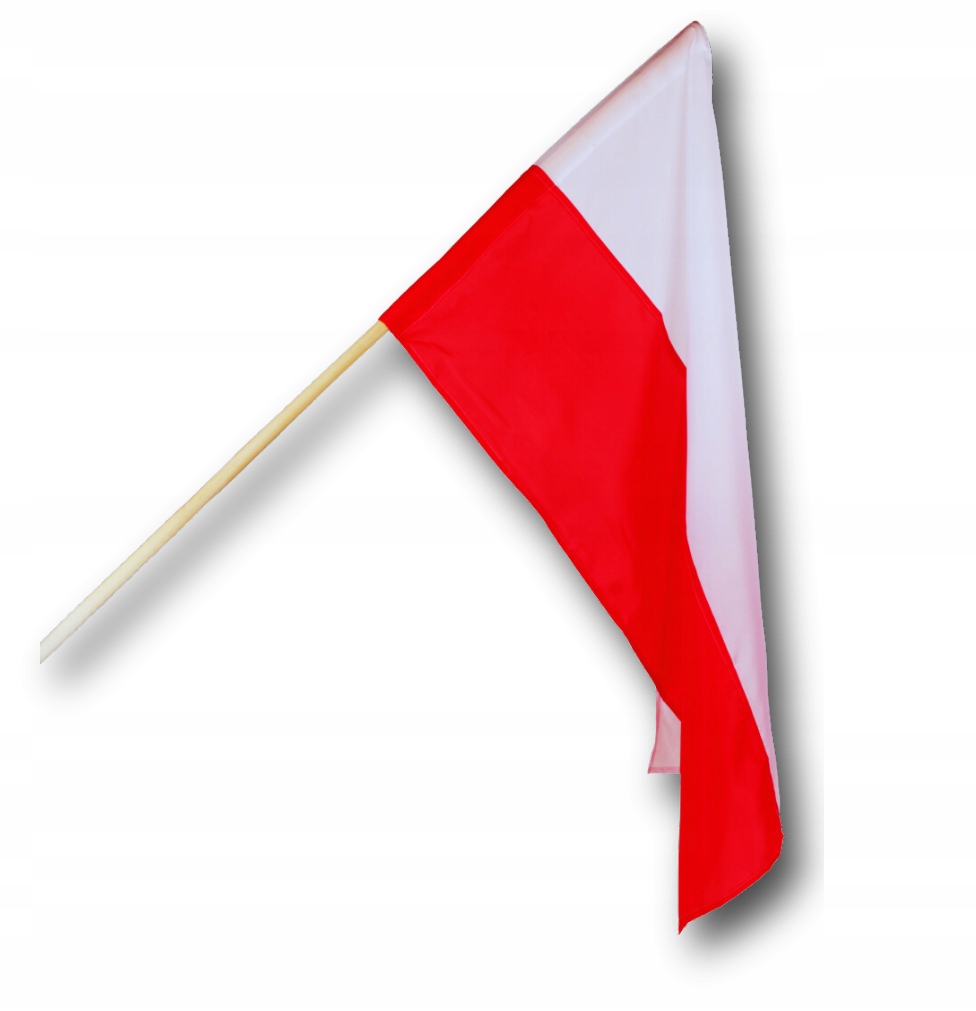

Duza Flaga Polska Z Kijem W Zestawie Eko Gratisy