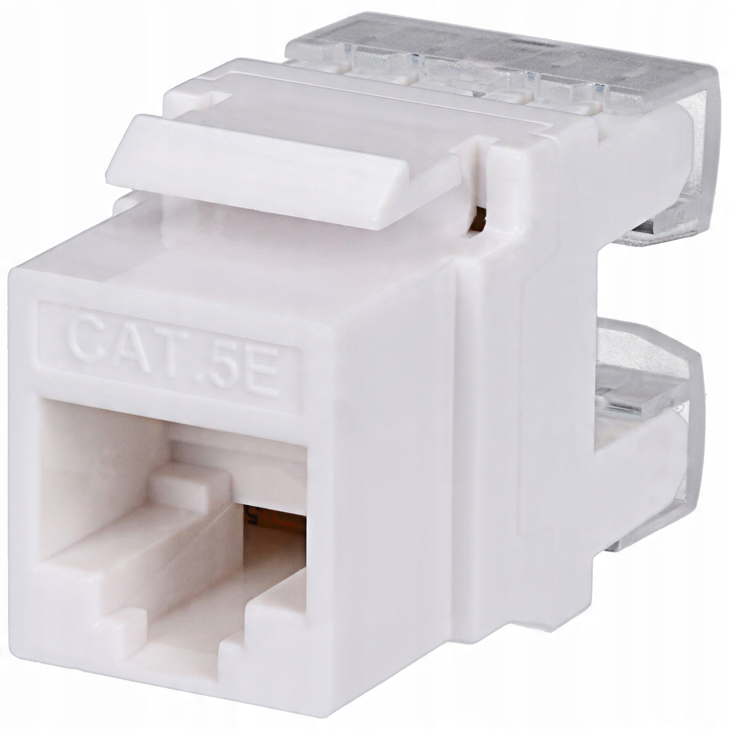 

Moduł Keystone Gniazdo Lan RJ-45 KAT.5E biały