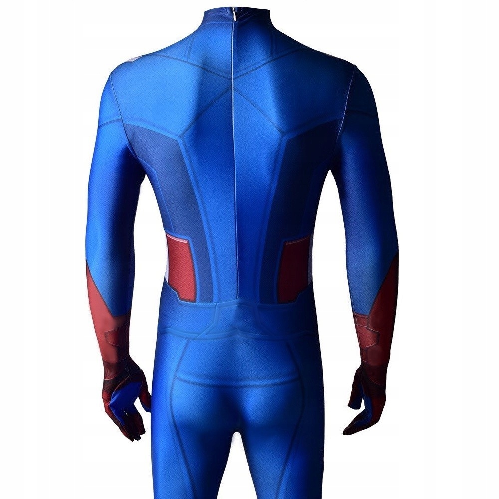 STRÓJ PRZEBRANIE KAPITAN AMERYKA COSPLAY SKIN SUPERBOHATER FESTIWAL 158/164 Płeć mężczyzna