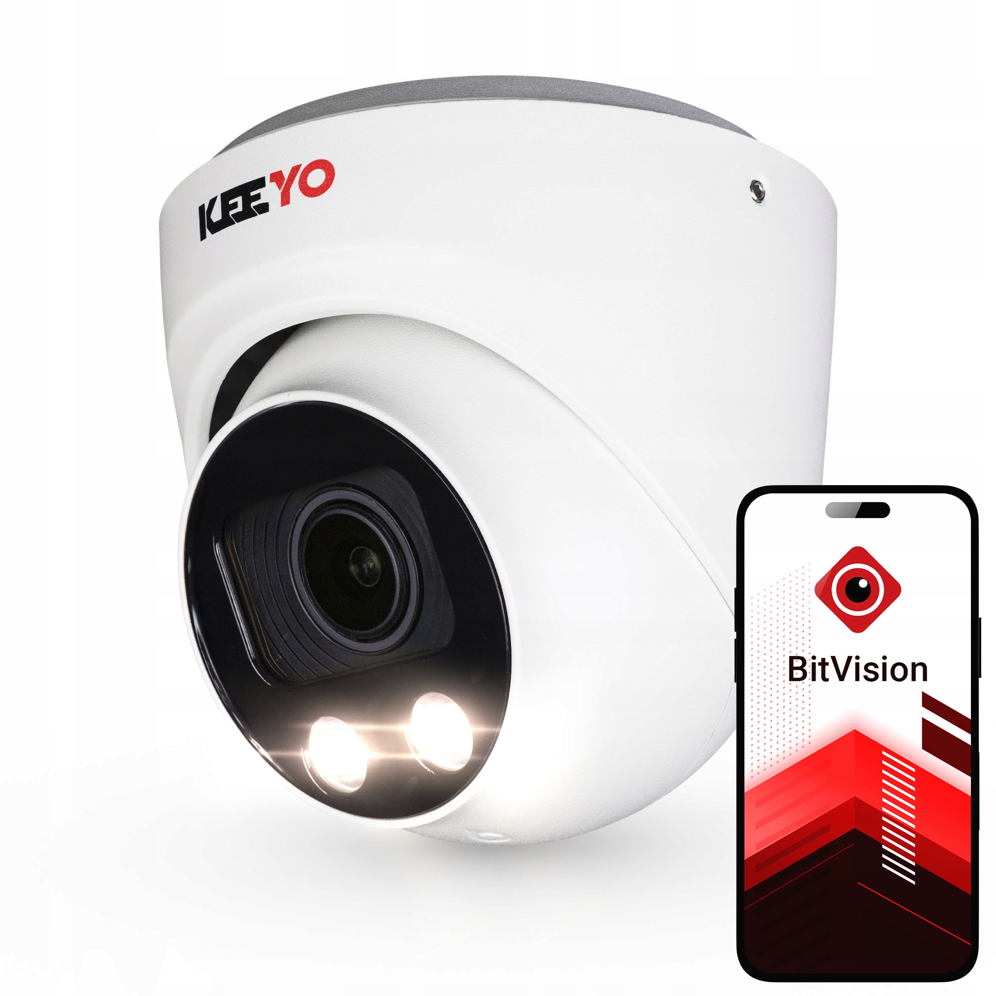 Kamera kopułowa Ip Keeyo LV-V-IP5M3AF-DL 5Mpx Ir 30m motozoom