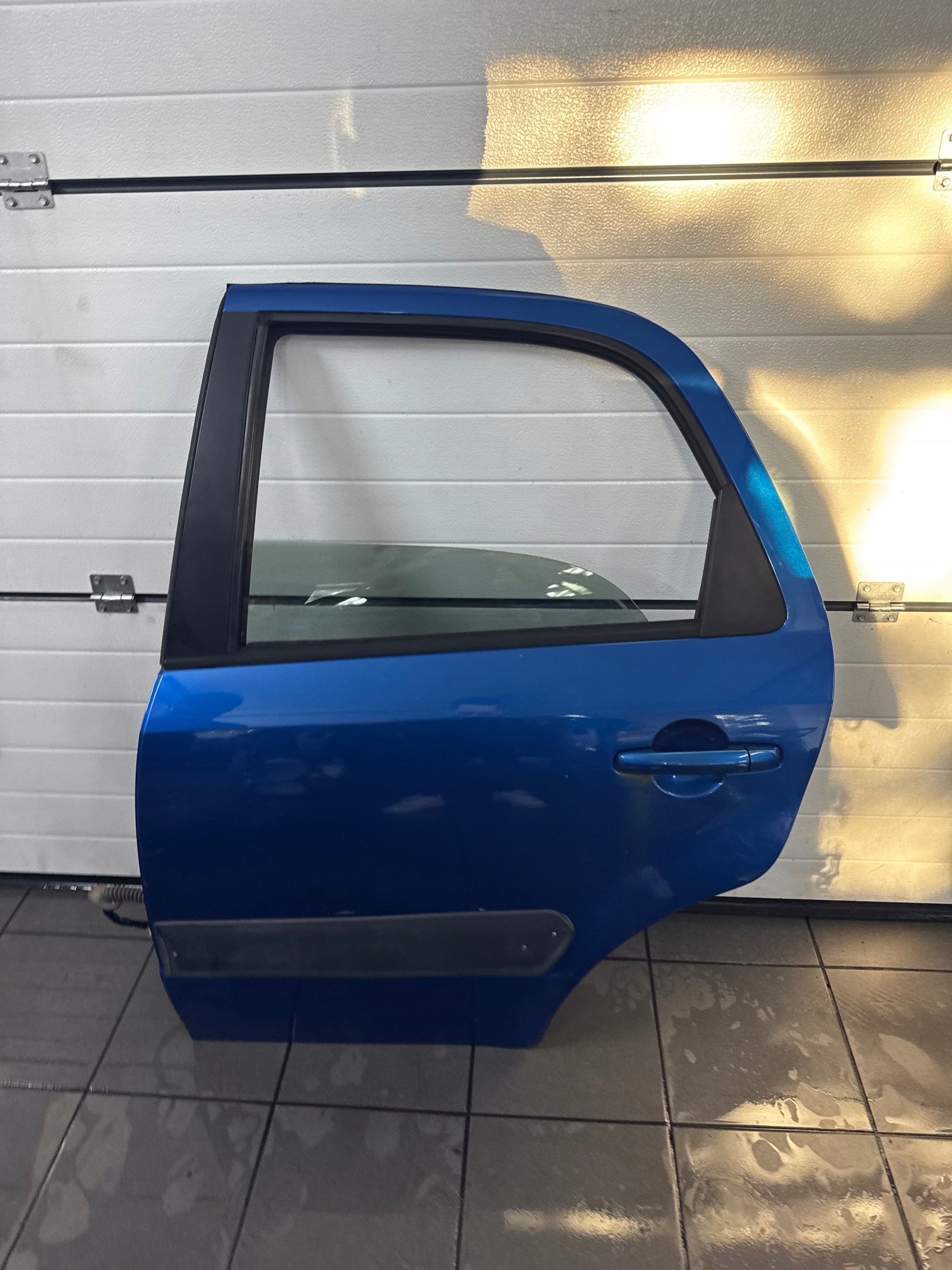 door left left rear part SUZUKI SX4 blue complete