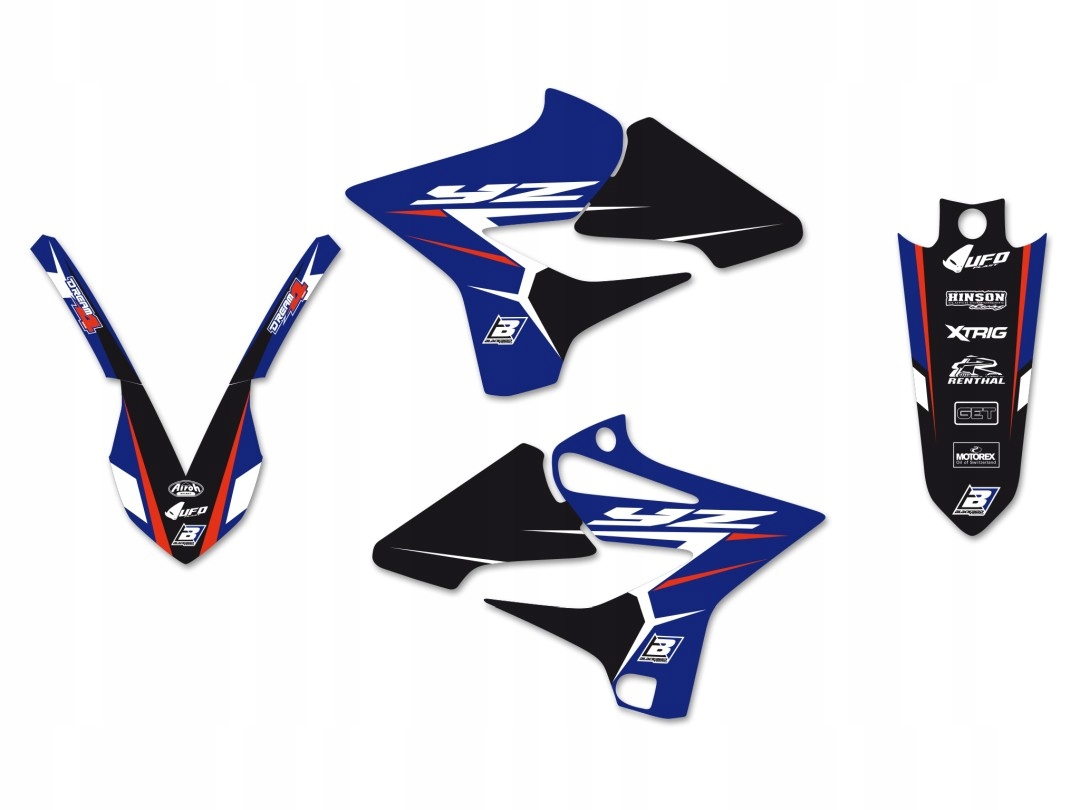 Blackbird Sada Nálepiek (oklein) Yamaha Yz 125/250 '22-'24 Dream 4 Farby