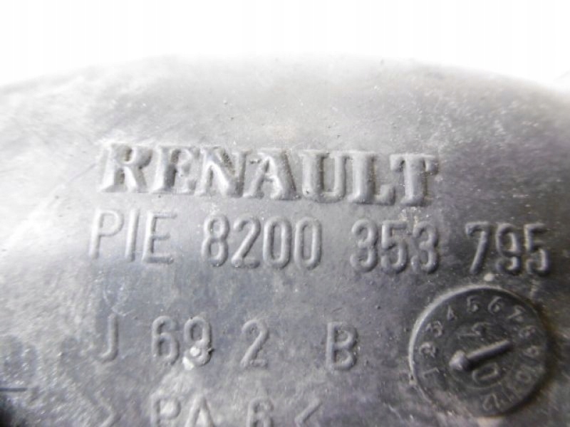 SCENIC II PRZEWÓD RURA DOLOT 1,9DCI 9655354180 Numer katalogowy części 9655354180