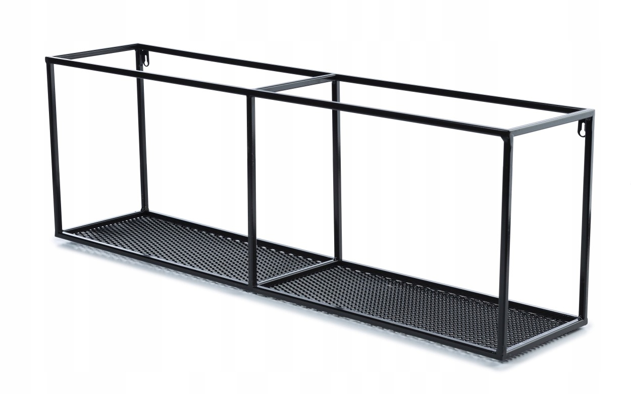 METALOWA INDUSTRIALNA PÓŁKA ŚCIENNA WISZĄCA NA KWIATKI loft 90 cm Marka HowHomely