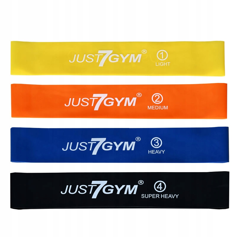 GUMA MINI BAND DO ĆWICZEŃ FITNESS JUST7GYM 0.4 MM Marka Just7Gym