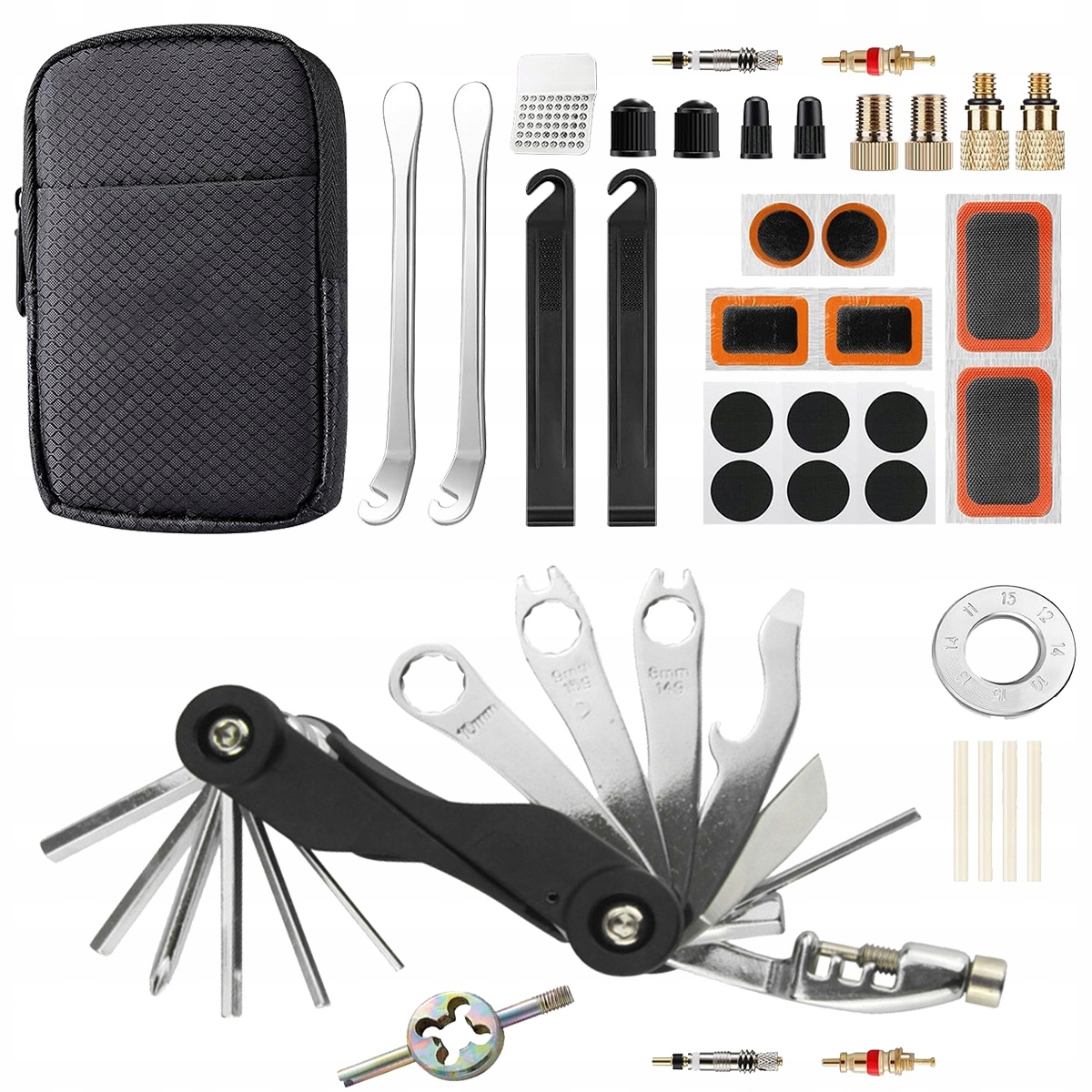 Zestaw Kluczy Rowerowych 17w1 Multitool Do Roweru Klucze Wielofunkcyjne