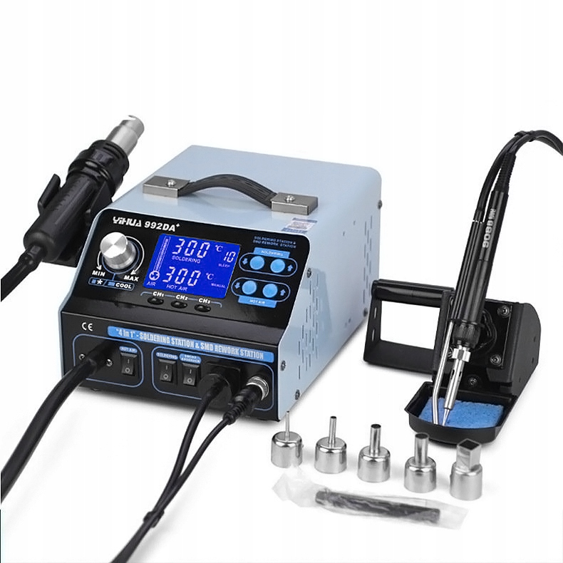 

Serwisowa Stacja Lutownicza 3w1 Yihua 992DA+ 780W