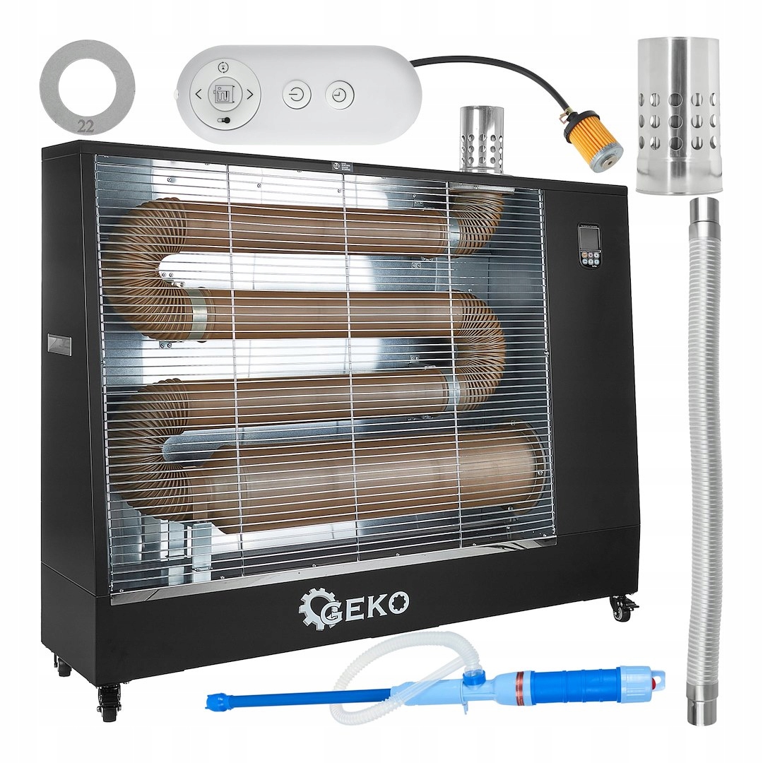 Olejová Ohrievačka Infračervená 16KW LCD Termostat Pilot Účinná Pumpa