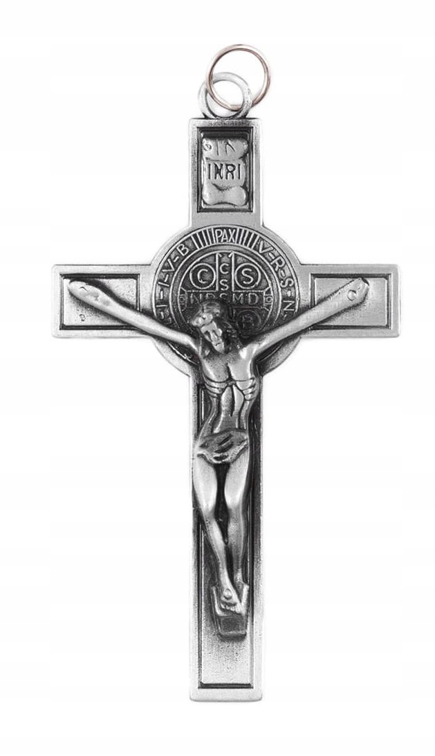 

Krzyż Św. Benedykt 7,3 x 4 mm.