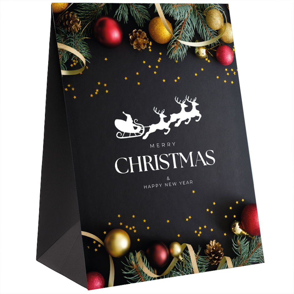 20ks Vánoční krabička 40x30 cm dárkové balení na Mikuláše Vánoce