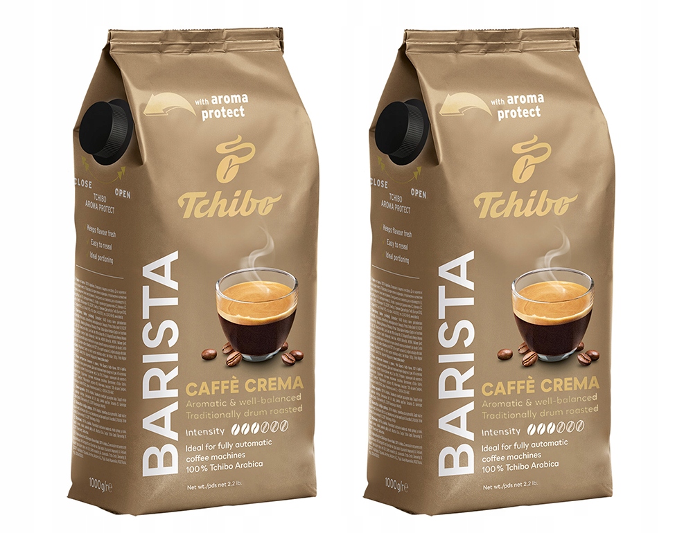 Kawa ziarnista Tchibo Barista Caffe Crema 2kg