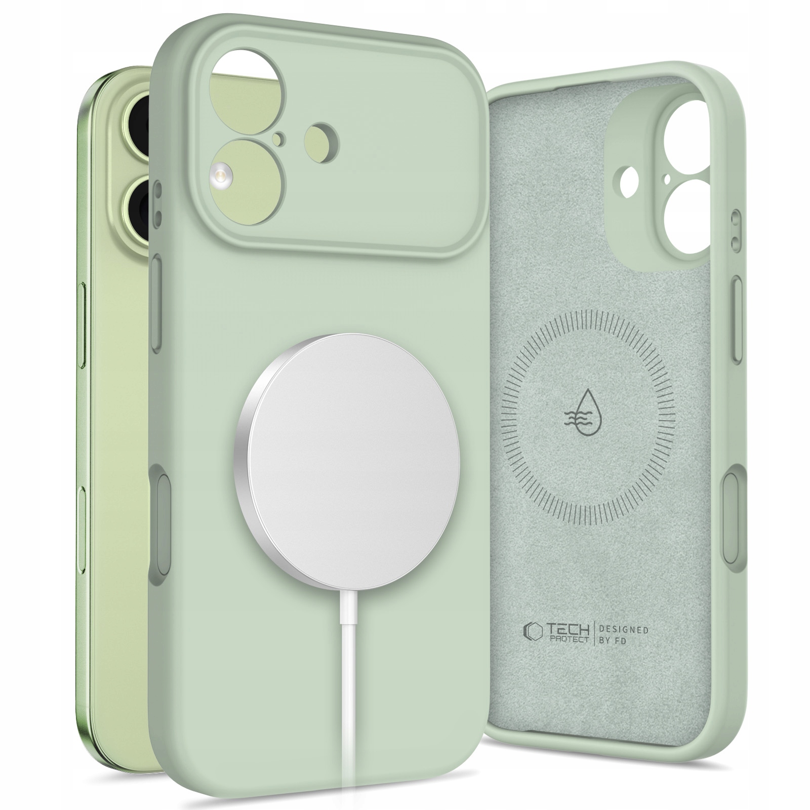 Tech- Protect Silicone MagSafe iPhone 17 Sage Tech- Protect