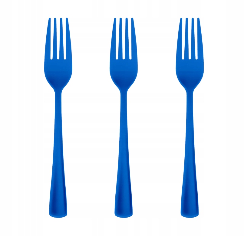 

Widelce plastikowe Niebieskie grill sztućce 10szt