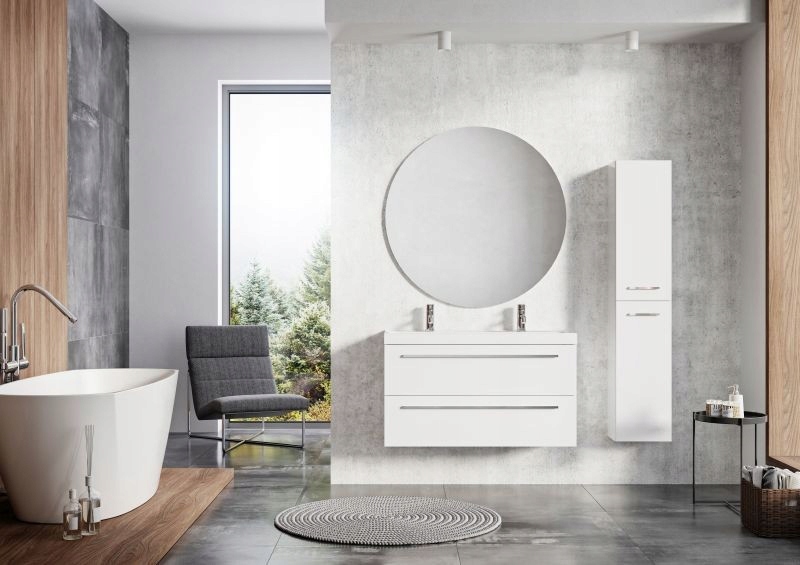 Słupek 30 Kwadro Plus White Elita (164590) Wysokość mebla 150 cm