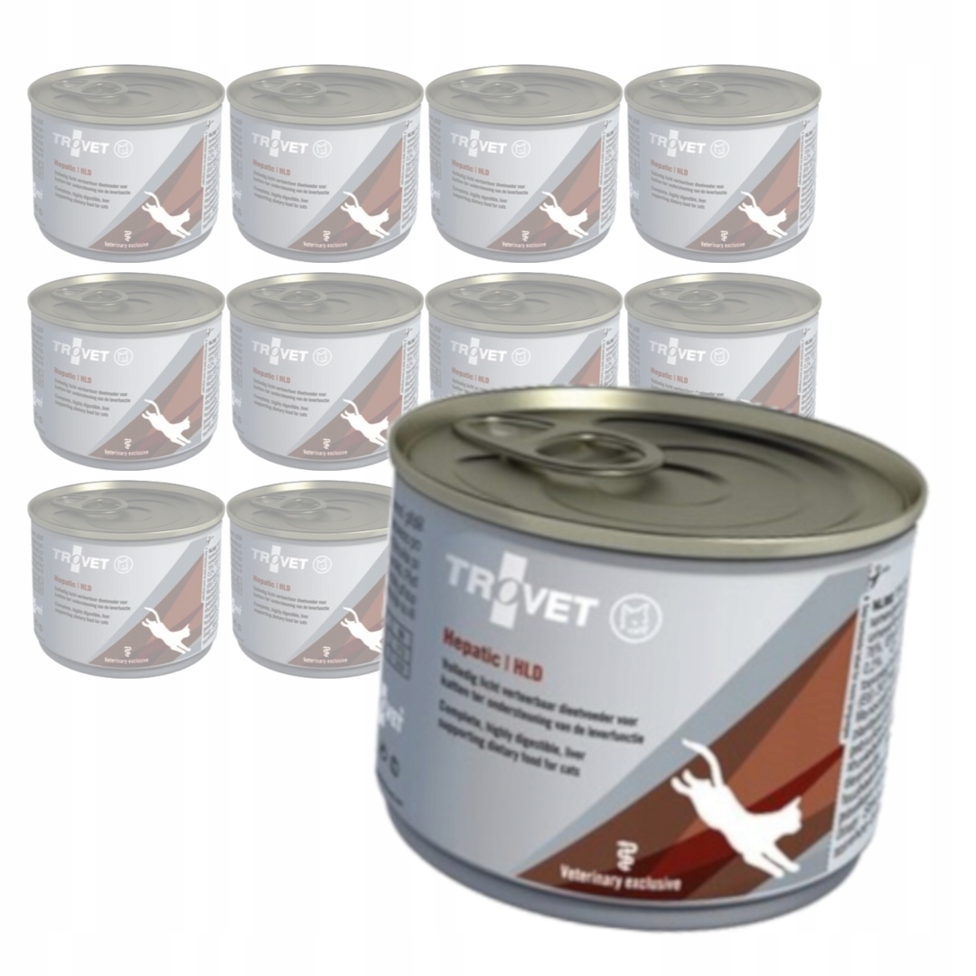 Levně Trovet Hepatic Hld 12x200g Krmivo Pro Kočky Kuřecí jehněčí maso