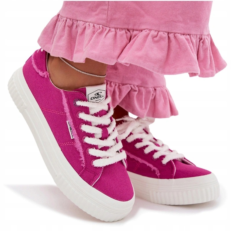 Matriálové Tenisky Dámské Nízké O`neill Spinna C Women Low Fuchsiová 40