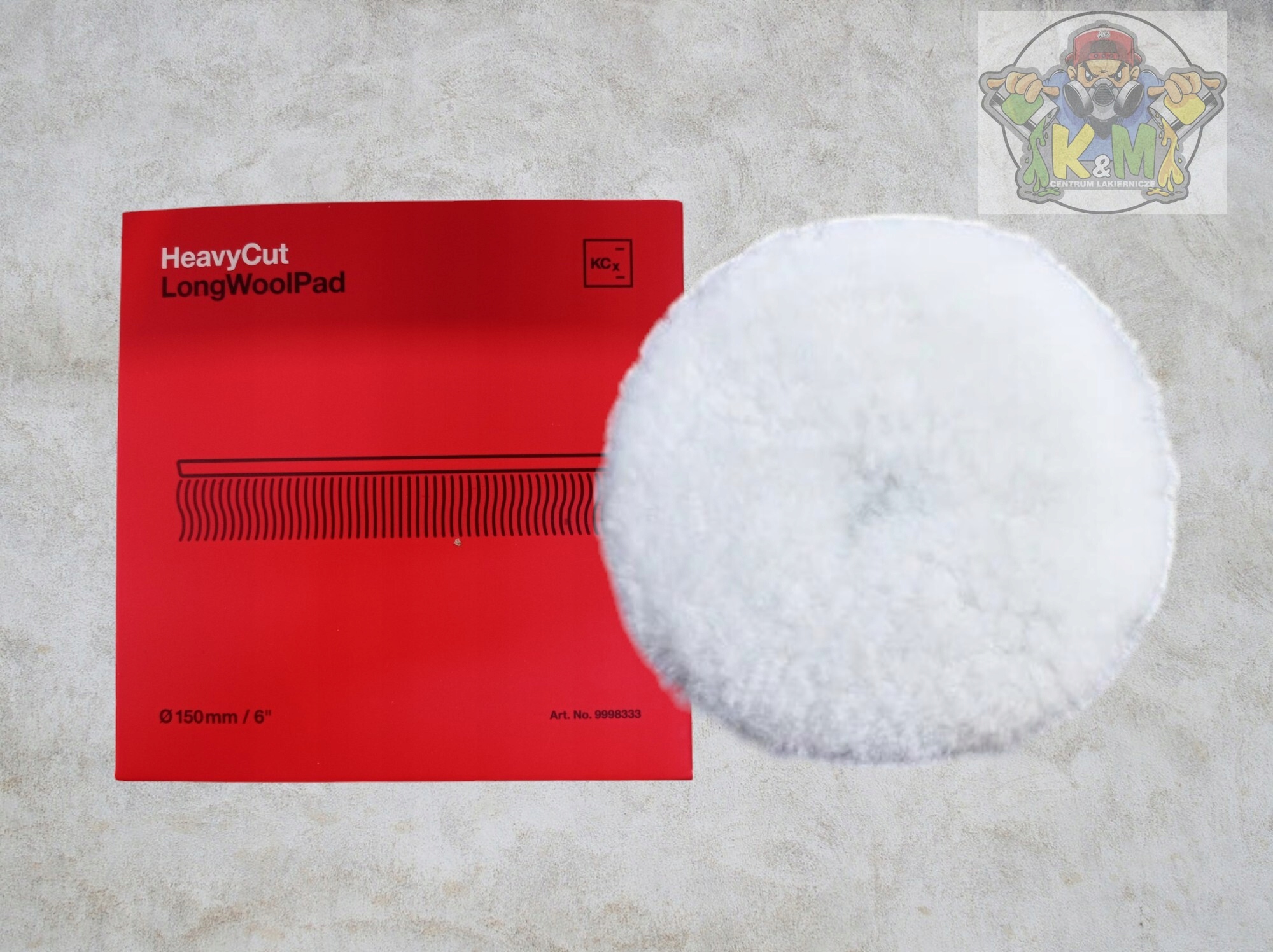 Koch Chemie Heavy Cut Long Wool Pad 150 x 23 mm Futro Polerskie Z Baranka