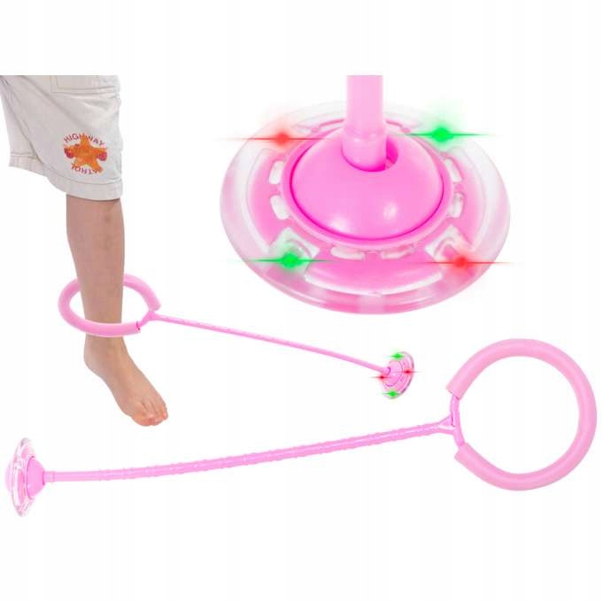 

Hula Hop Na Nogę Skipper Skakanka I Różowa Led