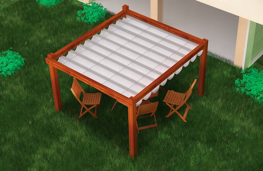 ZESTAW DO MONTAŻU ZEWNĘTRZNYCH ROLET RZYMSKICH POZIOMYCH DO MURU- MINI Producent Sun Shade