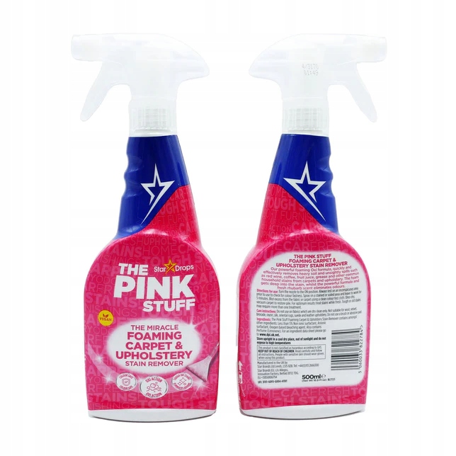 Levně 4X Čisticí pěna The Pink Stuff sprej na koberce a čalounění 500 ml