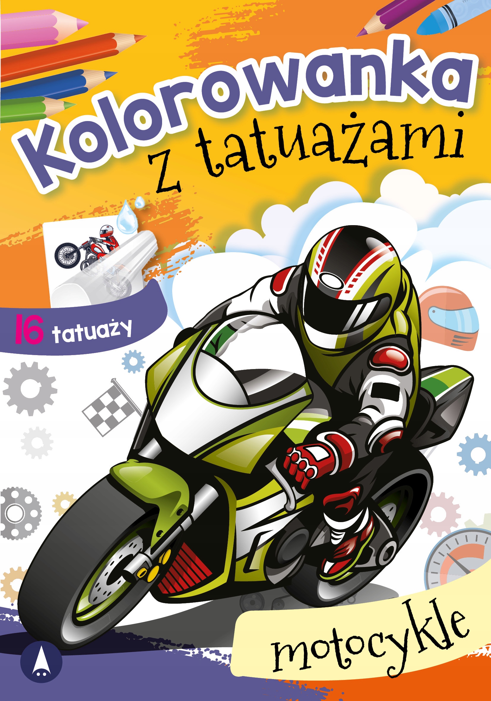 

Kolorowanka Z Tatuażami Motocykle