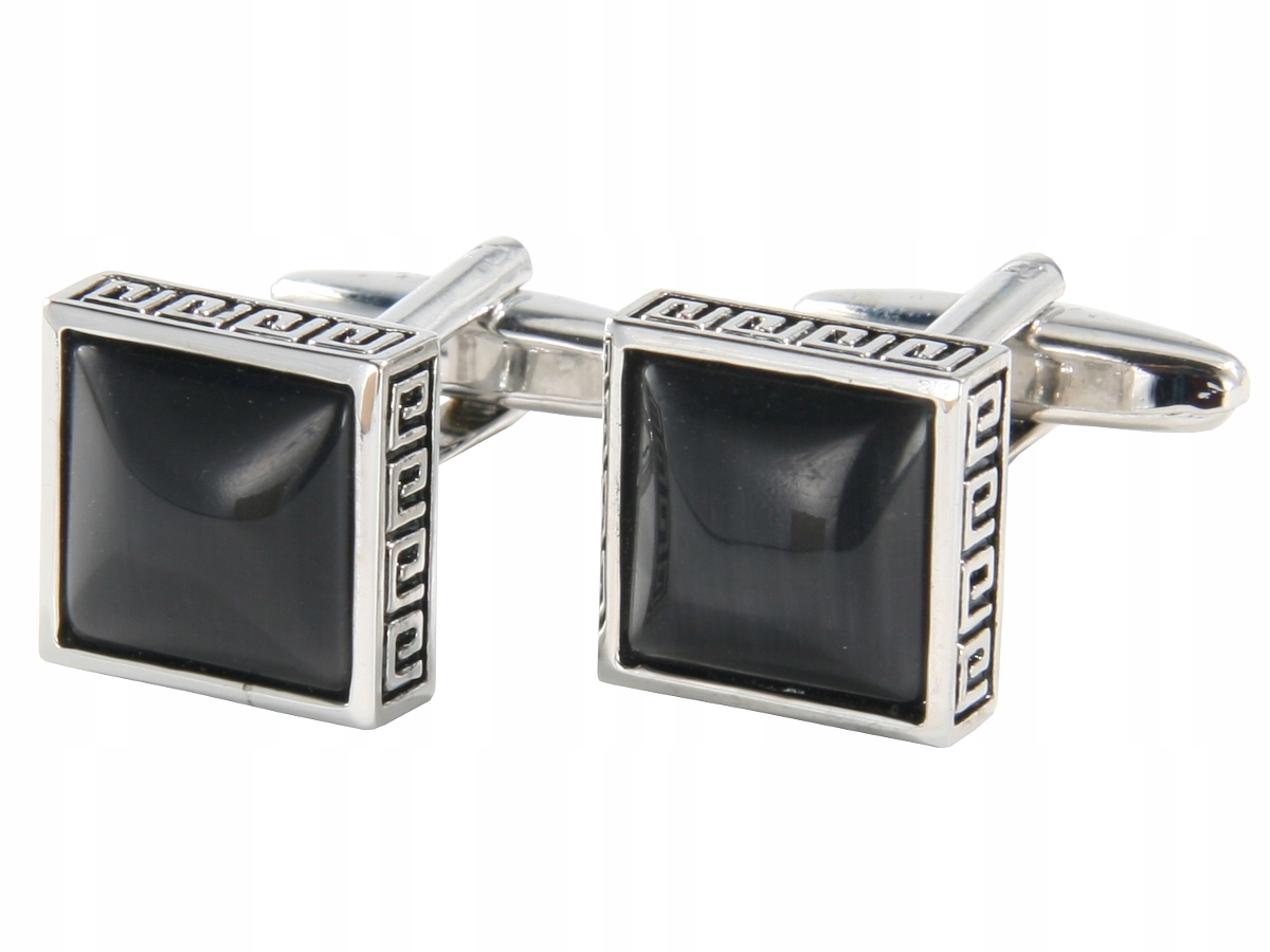 

Spinki Do Mankietów Srebrne W Pudełku