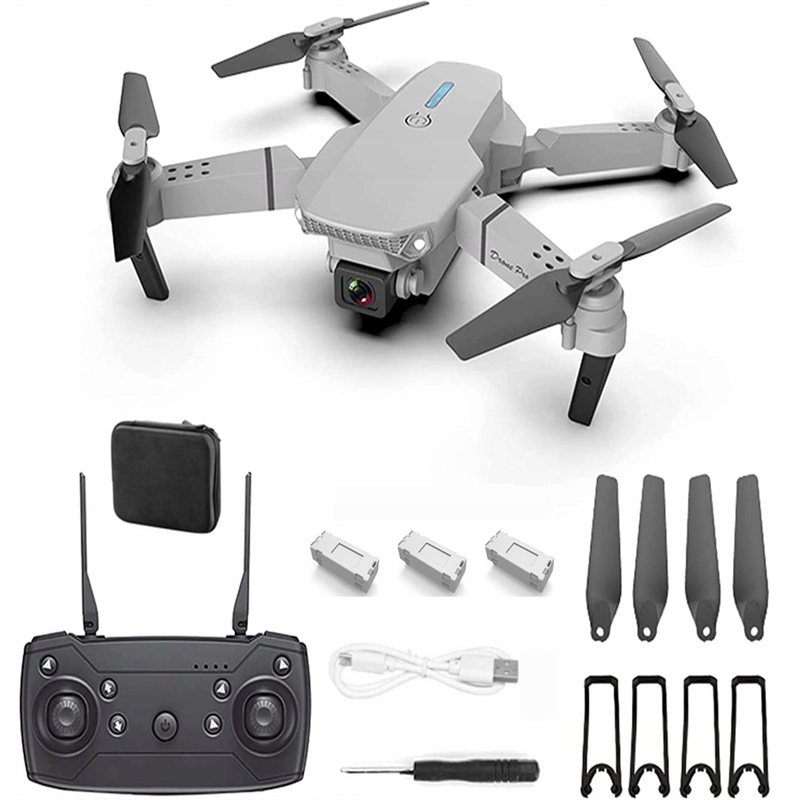 Kvadrokoptéra Dronu S Duálním Fotoaparátem 4K Hd Ovládaným Dálkově Bezhlavým Režimem