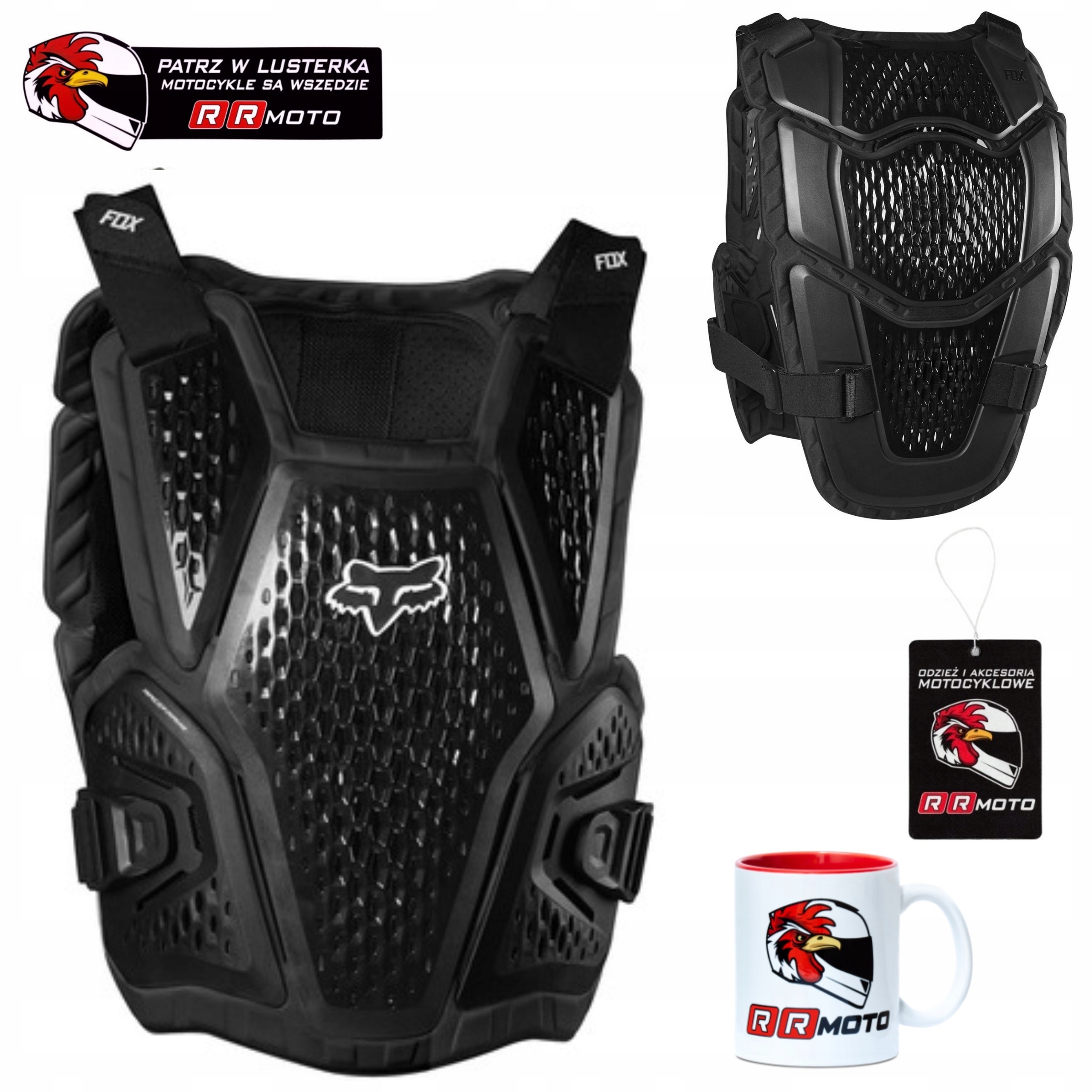 Fox Raceframe Impact Black černá bonus