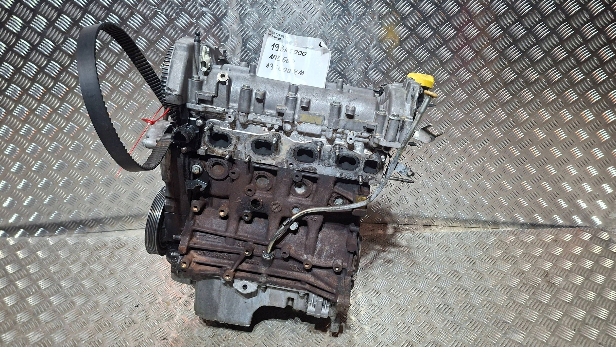 engine 198A2000 FIAT BRAVO II DOBLO II 1.6 JTD MJET 2007