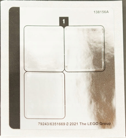 

Lego Nalepki z zestawu 76386 Lustra 76386stk01