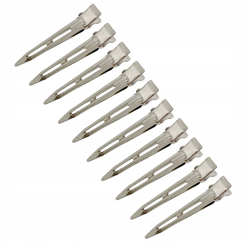 

Klipsy Klamry Metalowe Do Włosów Spinki L56 10 Szt