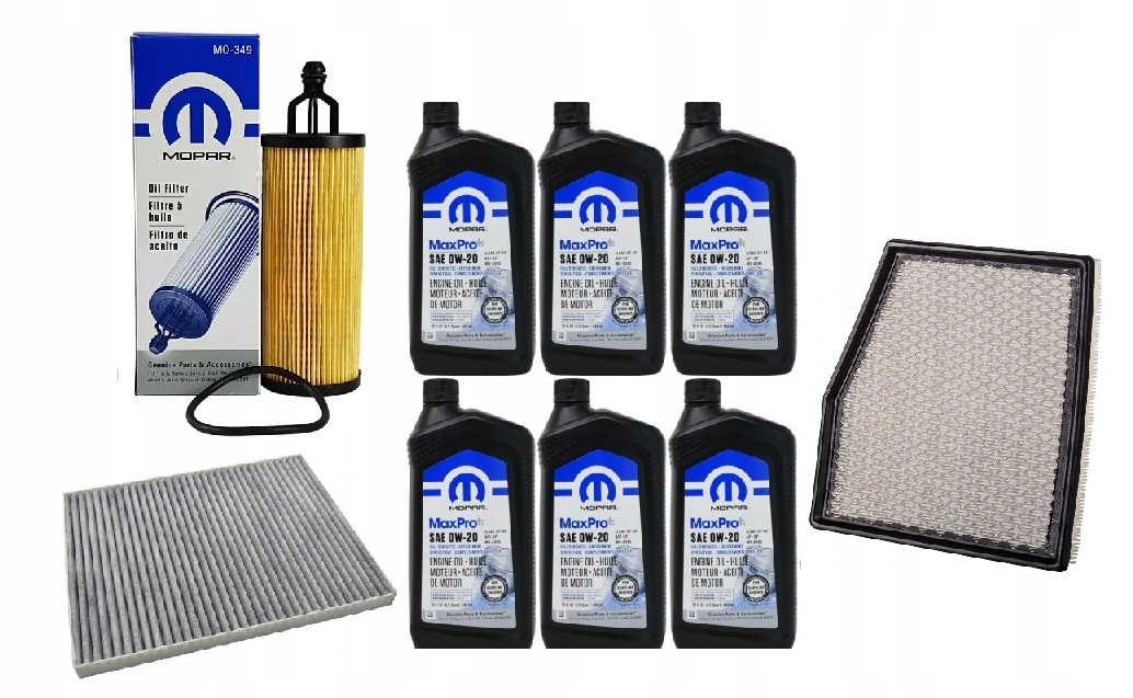MOPAR 0W20 6L+ FILTRY PACIFICA 3,6 17-21