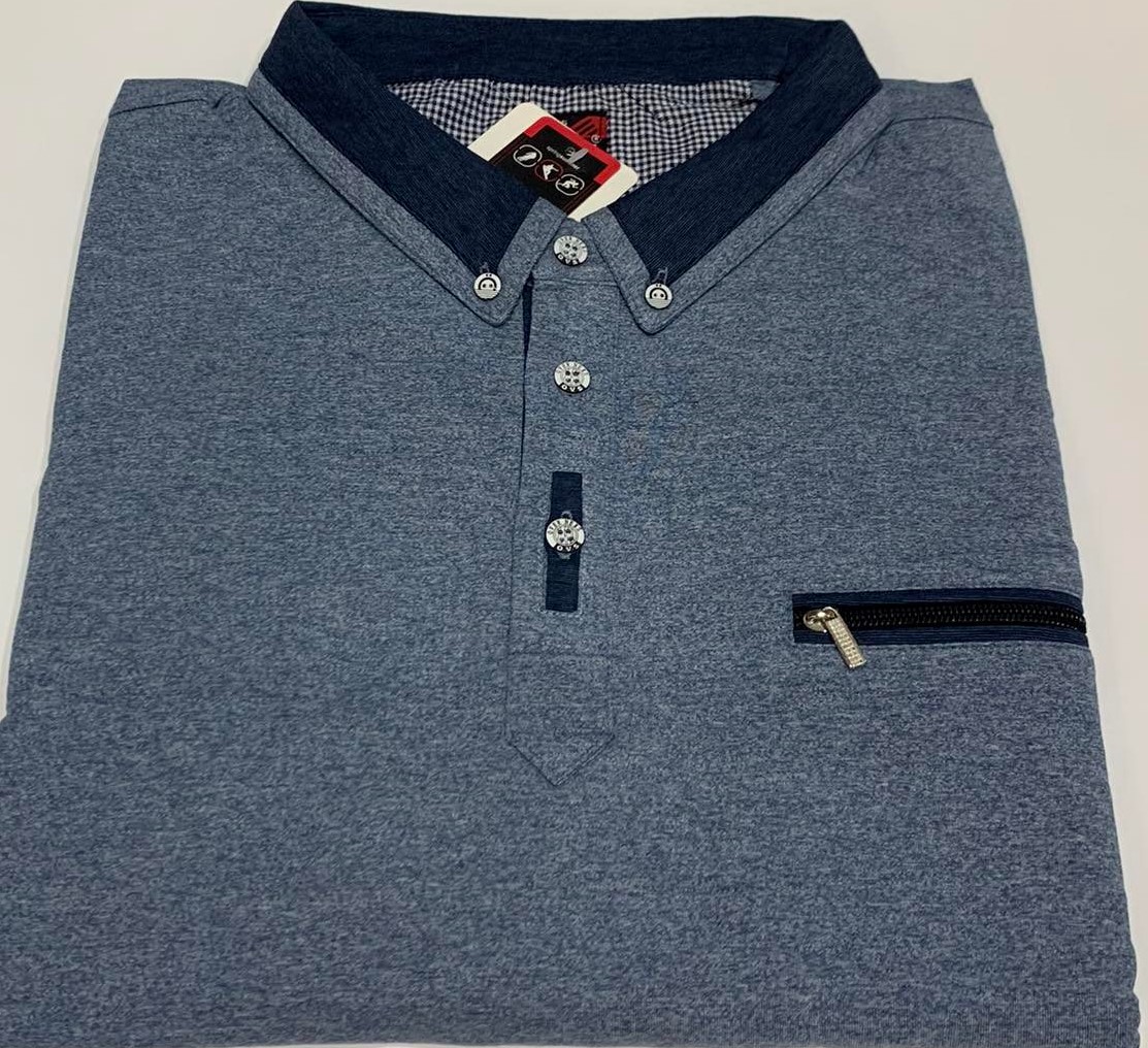 

Koszulka Polo Polówka Męska Niebieska Duże 4XL