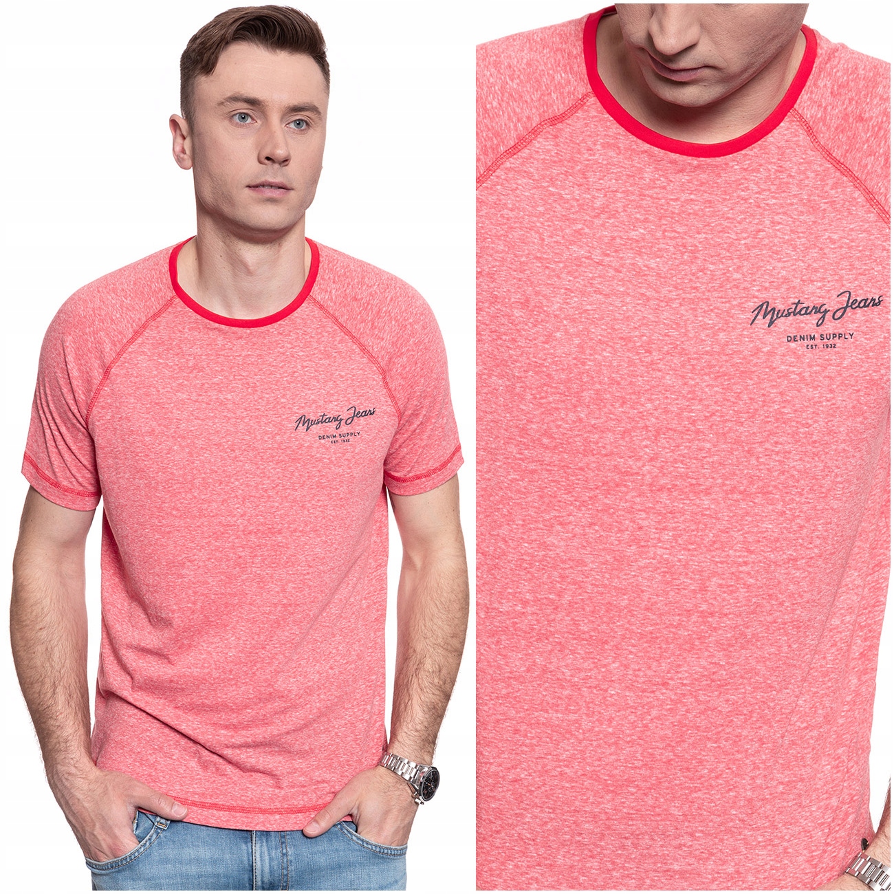 

Mustang Alex C Męska Koszulka T-shirt M