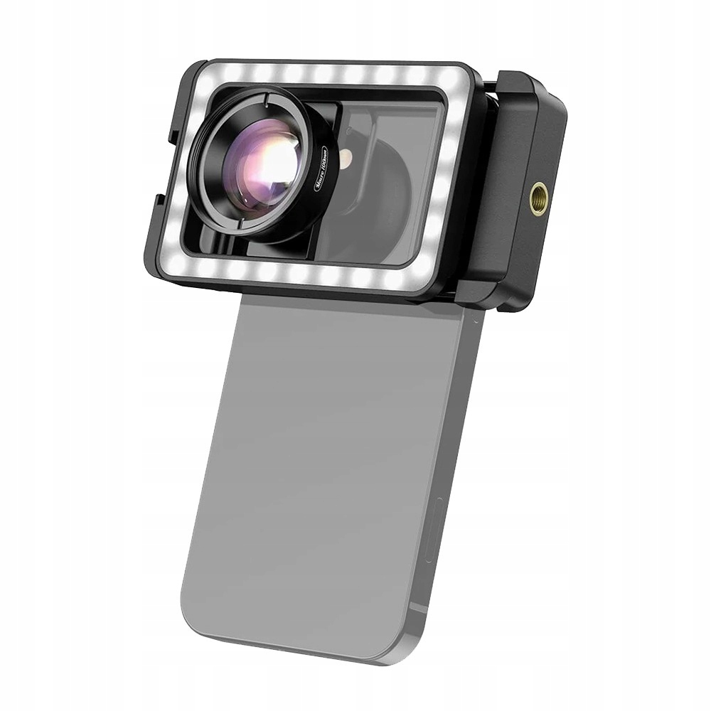 Apexel APL-HB100FL23 obiektyw makro 100 mm do telefonu z Led